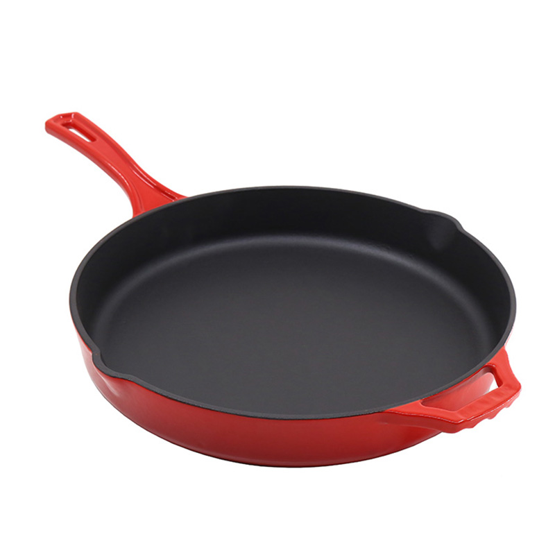 YFFRA30001 Enamel Cast Iron Skillet